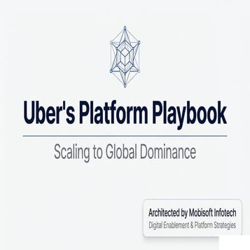 Uber Platform Playbook Final Document | PDF
