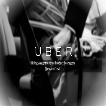 UBER - Product Management Assignment