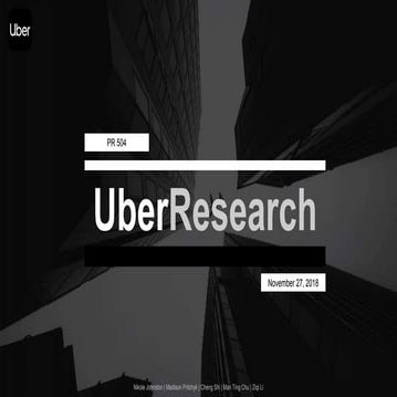 Uber PR Research
