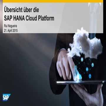 Übersicht über die SAP HANA Cloud Platform