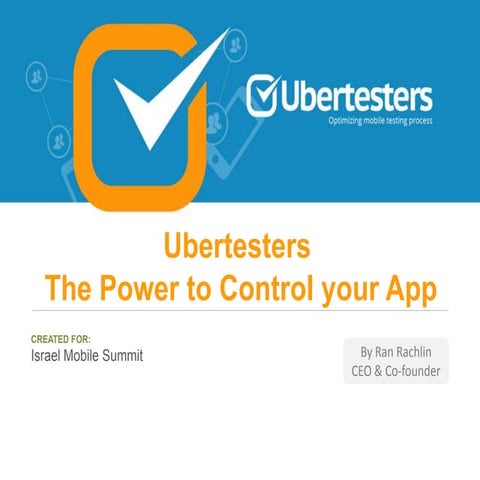 Ubertesters israel-mobile-summitt-2013