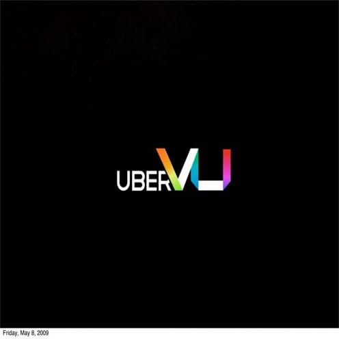 Uber Vu - Scrum & Startups