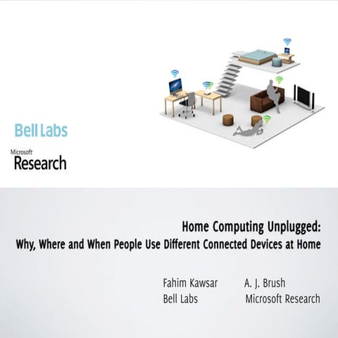 UbiComp 2013 Talk on Device Dynamics at Home