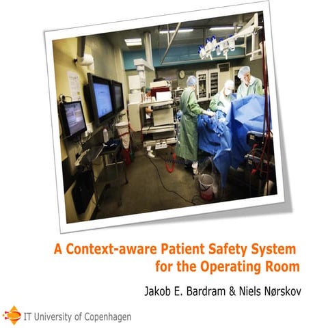 A Context-aware Patient Safety System for the Operating Room