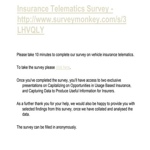 Ubi Insurance Telematics