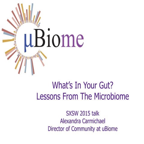 What's In Your Gut? Lessons From The Microbiome