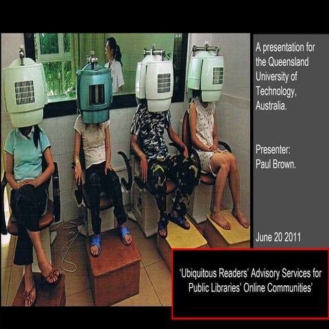 Ubiquitous readers' advisory services for public libraries' online communities