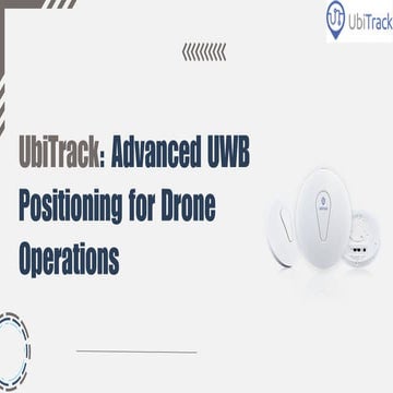 UbiTrack: Reliable Indoor and Outdoor UWB Positioning for Drone Systems ...