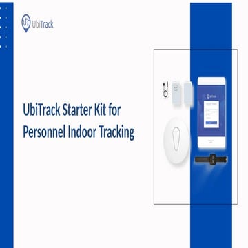 UbiTrack Starter Kit: Advanced Real-Time Indoor Personnel Tracking with ...