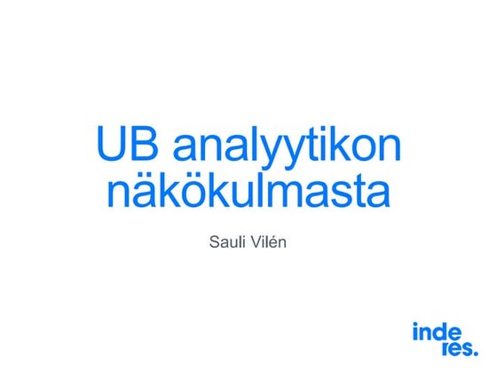 Kesko 09.03.2017 Inderes | PPT