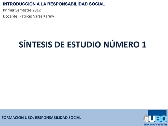 UBO RS Síntesis de Estudio 1