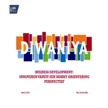 Business Development from a Market-Oriented perspective