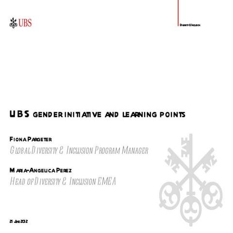 Ubs gender initiative_icon handout | PPT