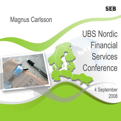 SEB Investor Presentation 2008 Q3 | PDF