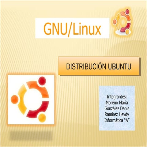 Presentación de Ubuntu GNU/Linux | PPTX