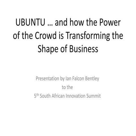 Defining ubuntu | PPTX