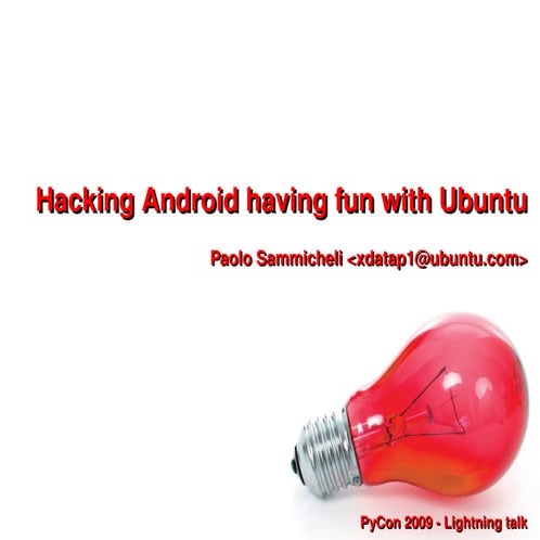 Ubuntu Under Android