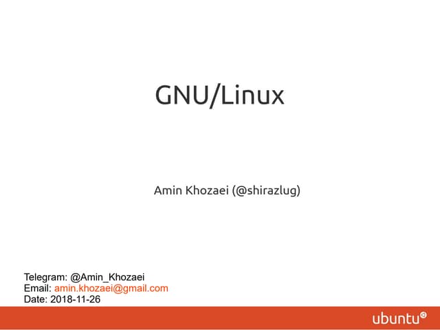 Ubuntu workshop