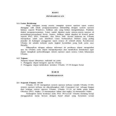 Instalasi Ubuntu 15.10 (Wily Werewolf)