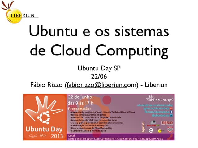 Ubuntuday - Cloud Computing e Vindula