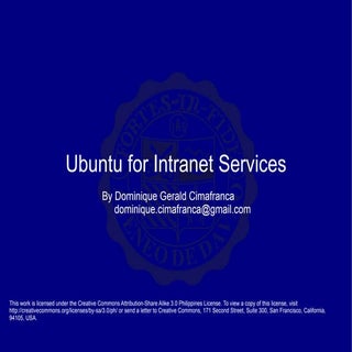 Ubuntu For Intranet Services