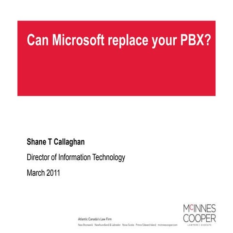 Can Microsoft Replace your PBX?