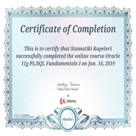 Software Developer Foundation Certificate | PDF
