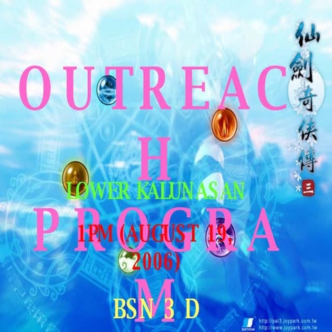 UC Nursing CESDEV 3 D  K A L U N A S A N  S W M