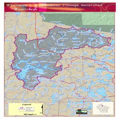 Flambeau Flowage basemap