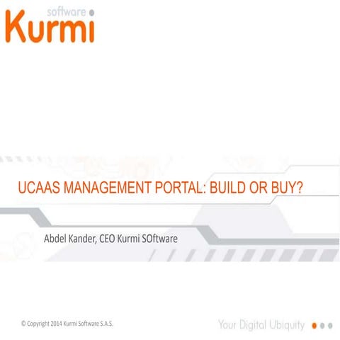 UCAAS portals make or buy