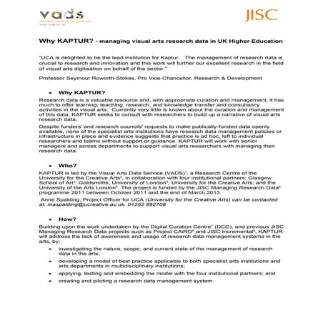 UCA Kaptur Press Release