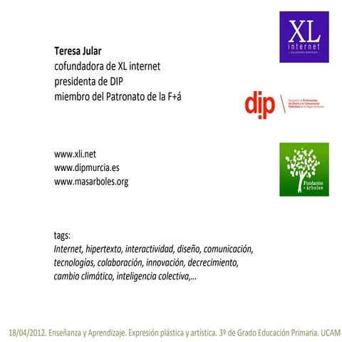 Didáctica apoyada en las TIC. Guión