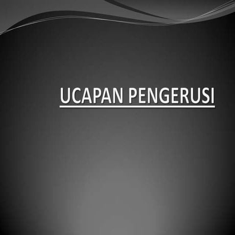 Ucapan Pengerusi - JKS 2 2010