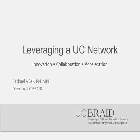 UC BRAID Network