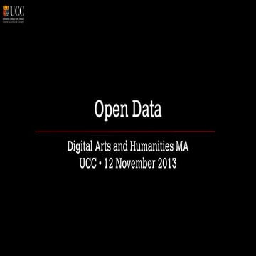 What is Open Data?