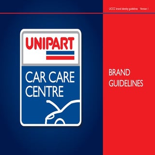 Unipart Car Care Centre brand guide...