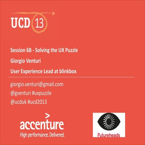 6 Common Problems Faced During The UX Design Process | PPTX