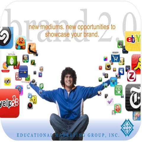 Brand 2.0: New Mediums. New Opportunities to Showcase Your Brand.