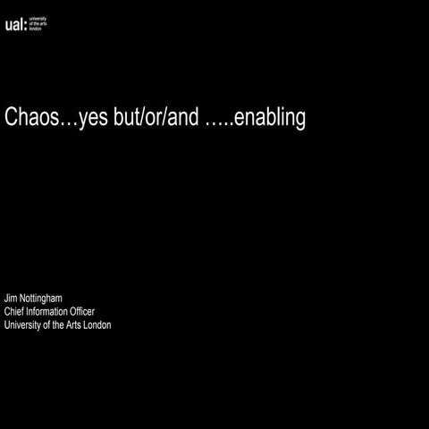 Ucisa 16 Order & Chaos