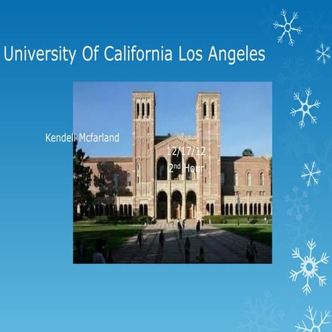 Ucla project for kendell | ODP