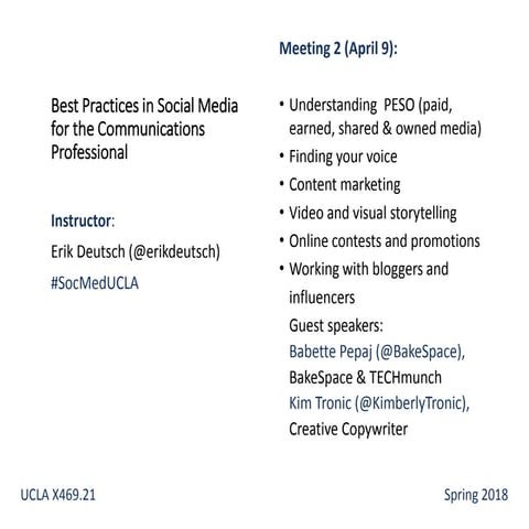 UCLA X469.21 - SPRING '18 WEEK 2