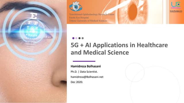 5G + AI Applications in Healthcare and Medical Sciences