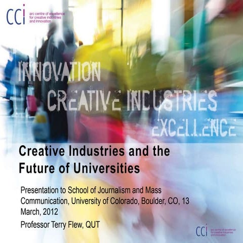 Creative Industries and the Future of Universities | PPTX