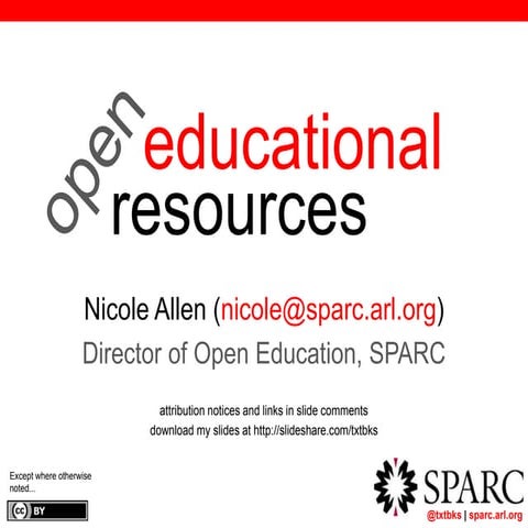 Open Educational Resources Overview (UConn 5/13/15)