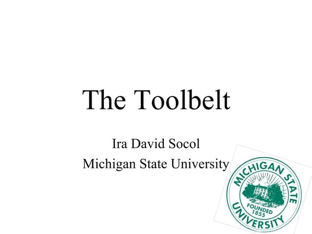 The Toolbelt