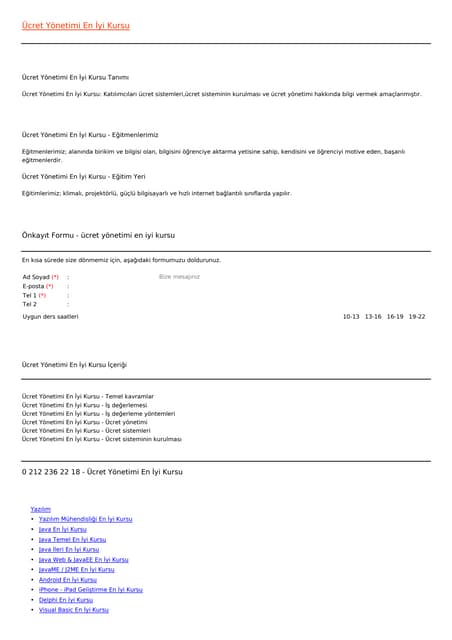 Ucret yonetimi-en-iyi-kursu