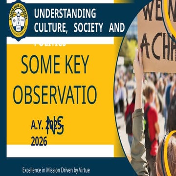_UCSP - Lesson 1 UCSP understanding culture | PPTX