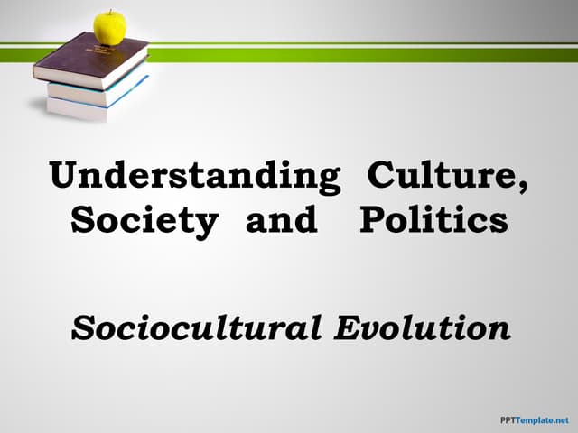 PowerPoint Presenta on Type of Societies