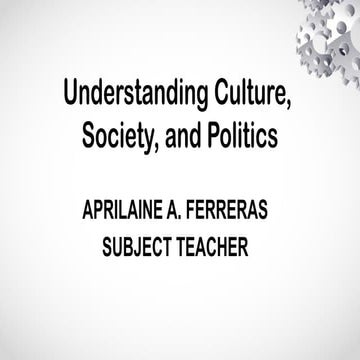 UCSPWEEK PRESENTATION ANTHROPOLOGY AND SOCIETY