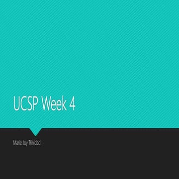 Ucsp week 4
